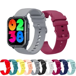20mm 22mm Strap For Mibro C3 T2 Smartwatch Band Silicone Sports Wrist Bracelet For Mibro Lite/Lite2/A1/A2/X1/C2 Watchband Correa