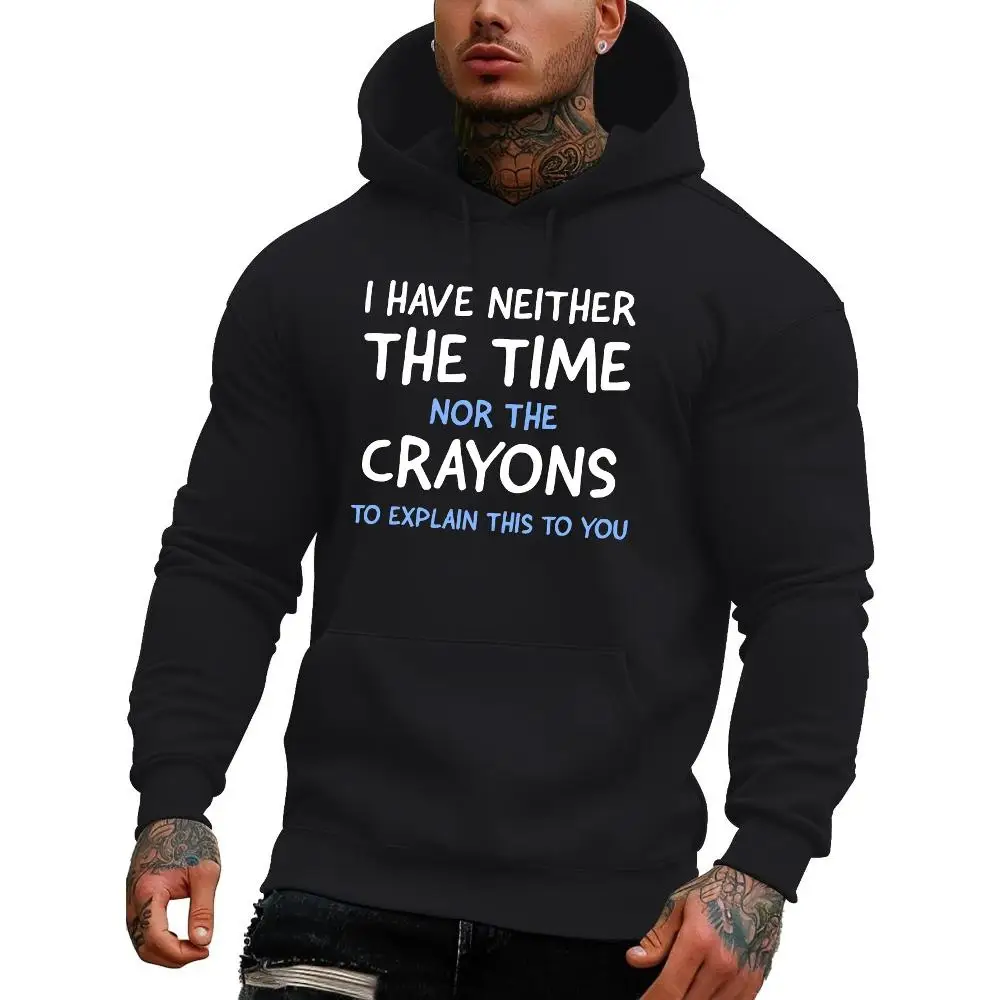 

Мужская толстовка свободного кроя с капюшоном 270 г, черный уличный пуловер, повседневные толстовки в американском стиле, подходят для зимних сезонов