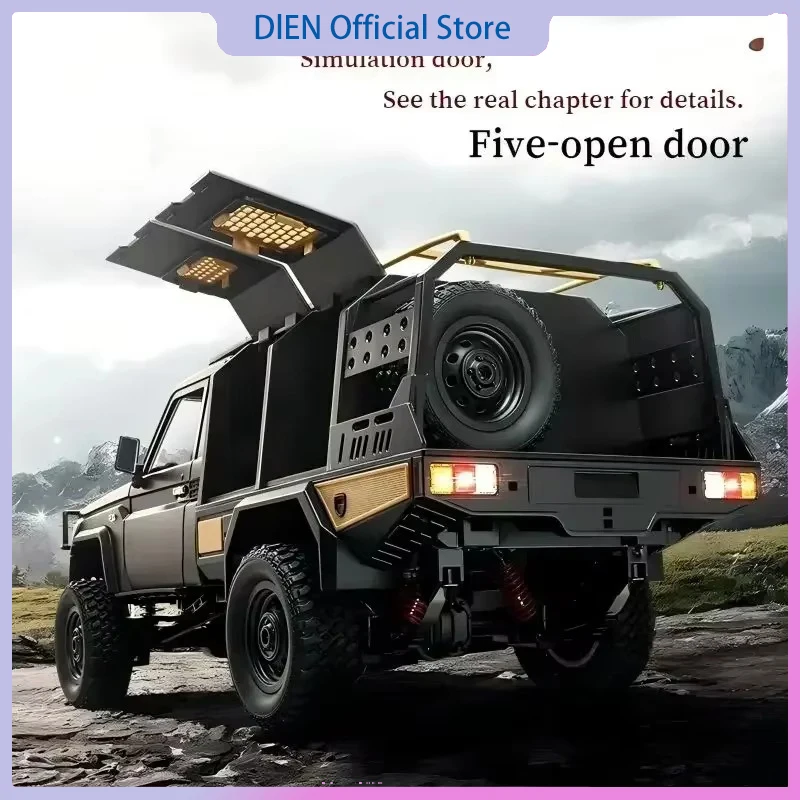 MN MN82 1:12 Retro Rc Car z oświetleniem LED Pełnoмасштабна symulacja LC79 Profesjonalny zdalnie sterowany pickup RC Model ciężarówki Zabawki