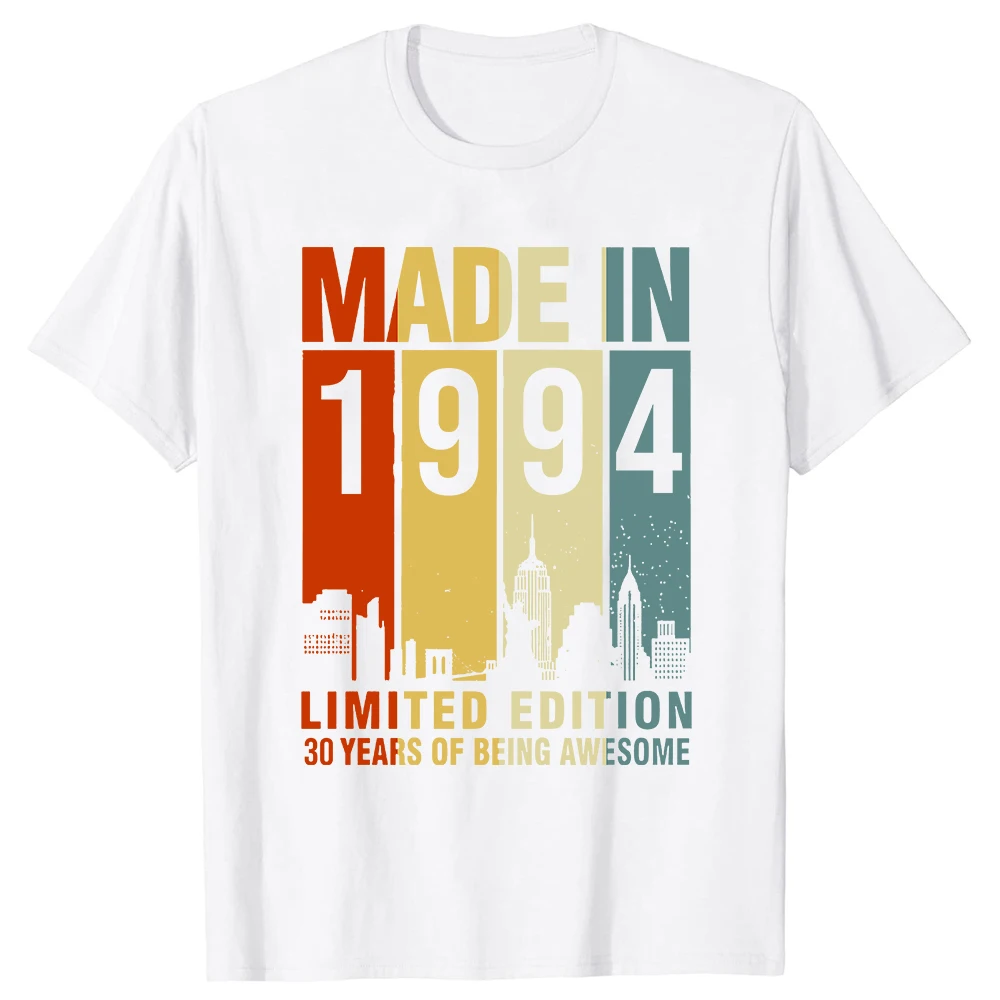 Legend 1994 Birthday Gifts 30 Year Old 30th Bday Present T Shirts Summer Graphic Streetwear Short Sleeve T-shirt Mens Clothing