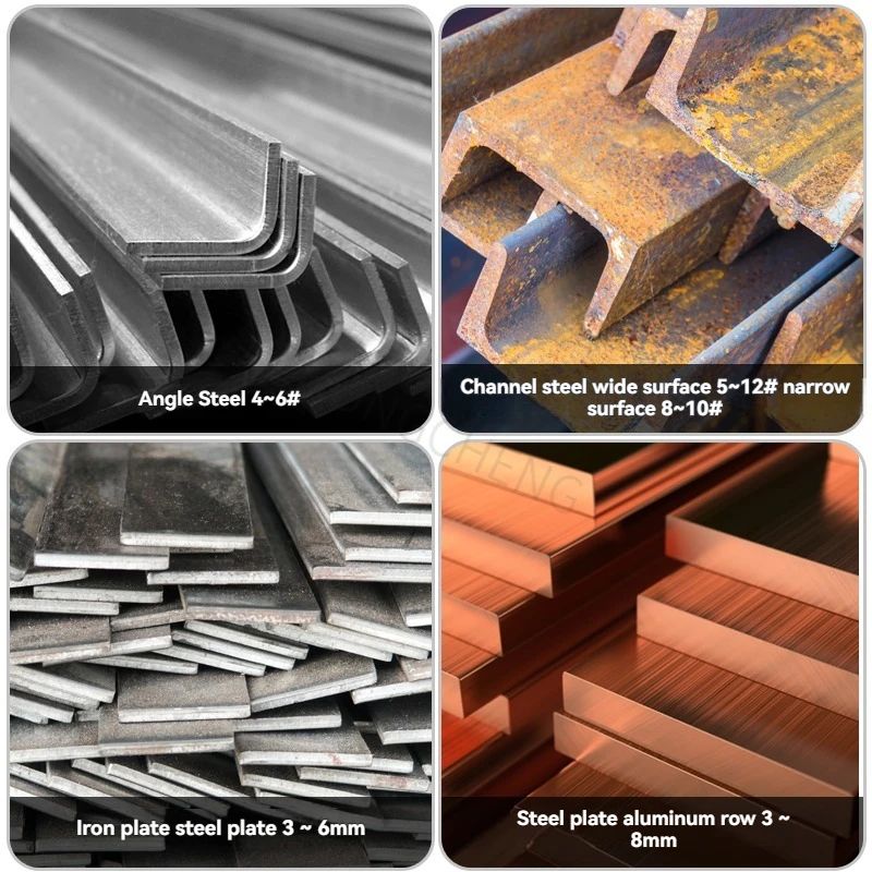 เครื่องเจาะไฮดรอลิกไฟฟ้ามุมเหล็กมุมเครื่องเจาะเหล็กแบบพกพาช่องเหล็กสแตนเลสเจาะเครื่องมือ