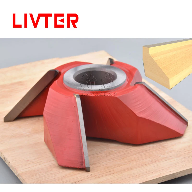 LIVTER Vertical Milling Machine Cutter Head, Shaper Cutter Head for 45-Degree Wood Cutting