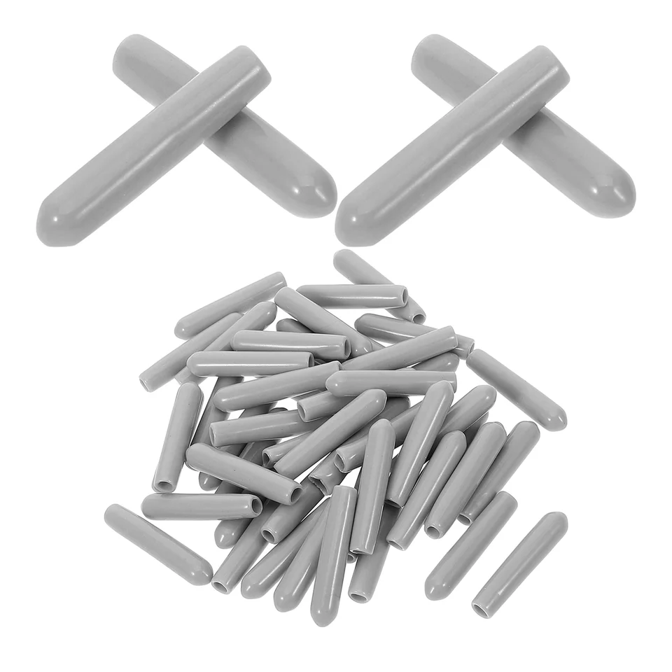 100 Stück Spülmaschinen-Schutzkappen – Weiße PVC-Zinkenabdeckungen Für Geschirrkörbe, Rostfrei & Hitzebeständig, Reparatur-Set
