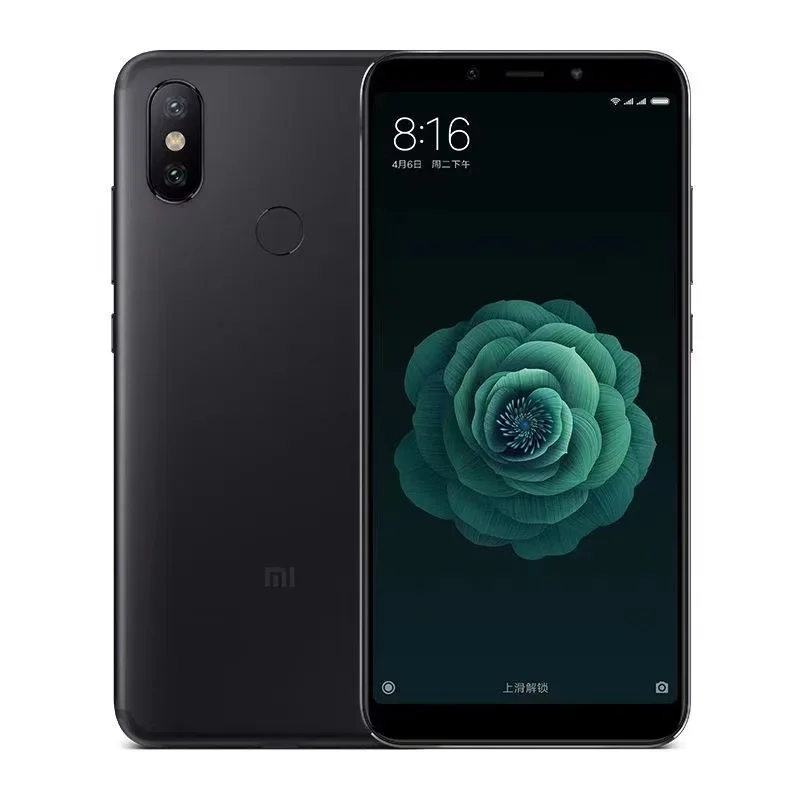 Original Xiaomi 6X 6GB 64GB/128GB 20 million pixels celular googleplay Fingerprint Octa-core Global Rom 3010mAh 4G Smartphone