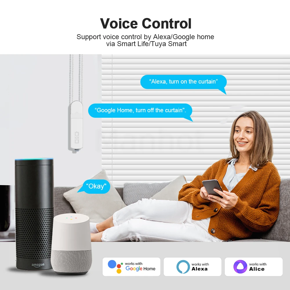 MANHOT Low-power WiFi Smart Bl - Curtain Motor recension och pris