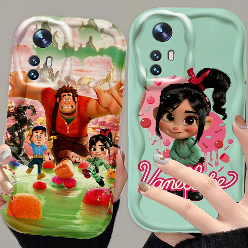 Anime Movie Wreck-It Ralph For Xiaomi Mi 14 12 12T 11 Lite Poco M6 X6 X5 X4 X3 M3 F4 Pro GT NFC 5G Wave Oil Funda Phone Case