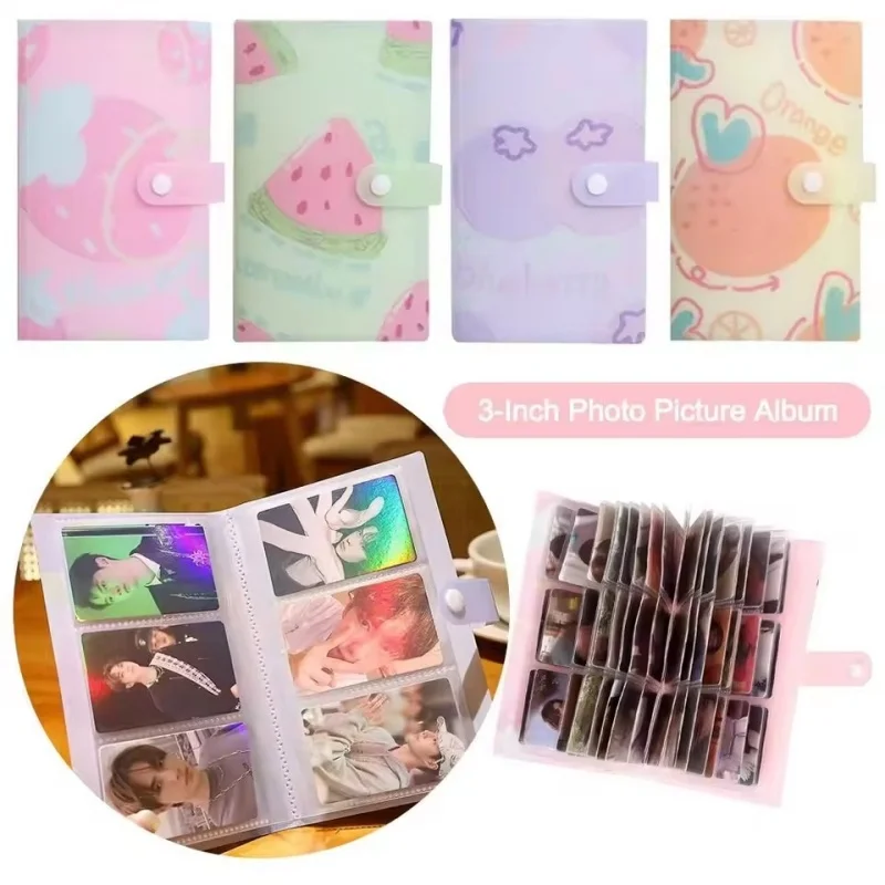 

New Kpop Albums for Photos Idol Photocard Holder Fruit Collect Book Book Binding Machinebinder Kpop Photo Album