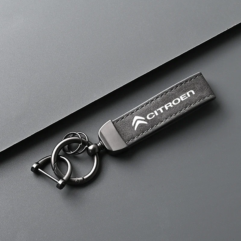 جلد الغزال سيارة المفاتيح مفتاح سلسلة مكافحة فقدان لسيتروين C1 DS3 C2 C3 Vts C4 Saxo C4L C5 C6 C8 كسارا C3-XR بيكاسو اكسسوارات