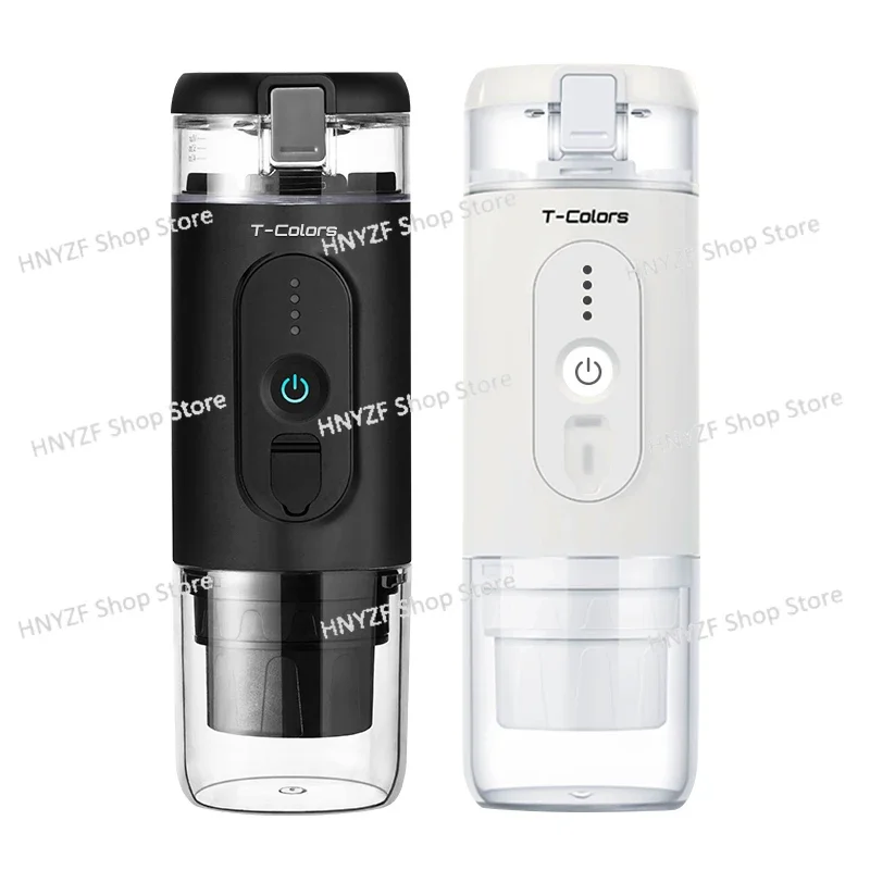 Wireless heating electric espresso machine powder capsule charging portable outdoor travel car home