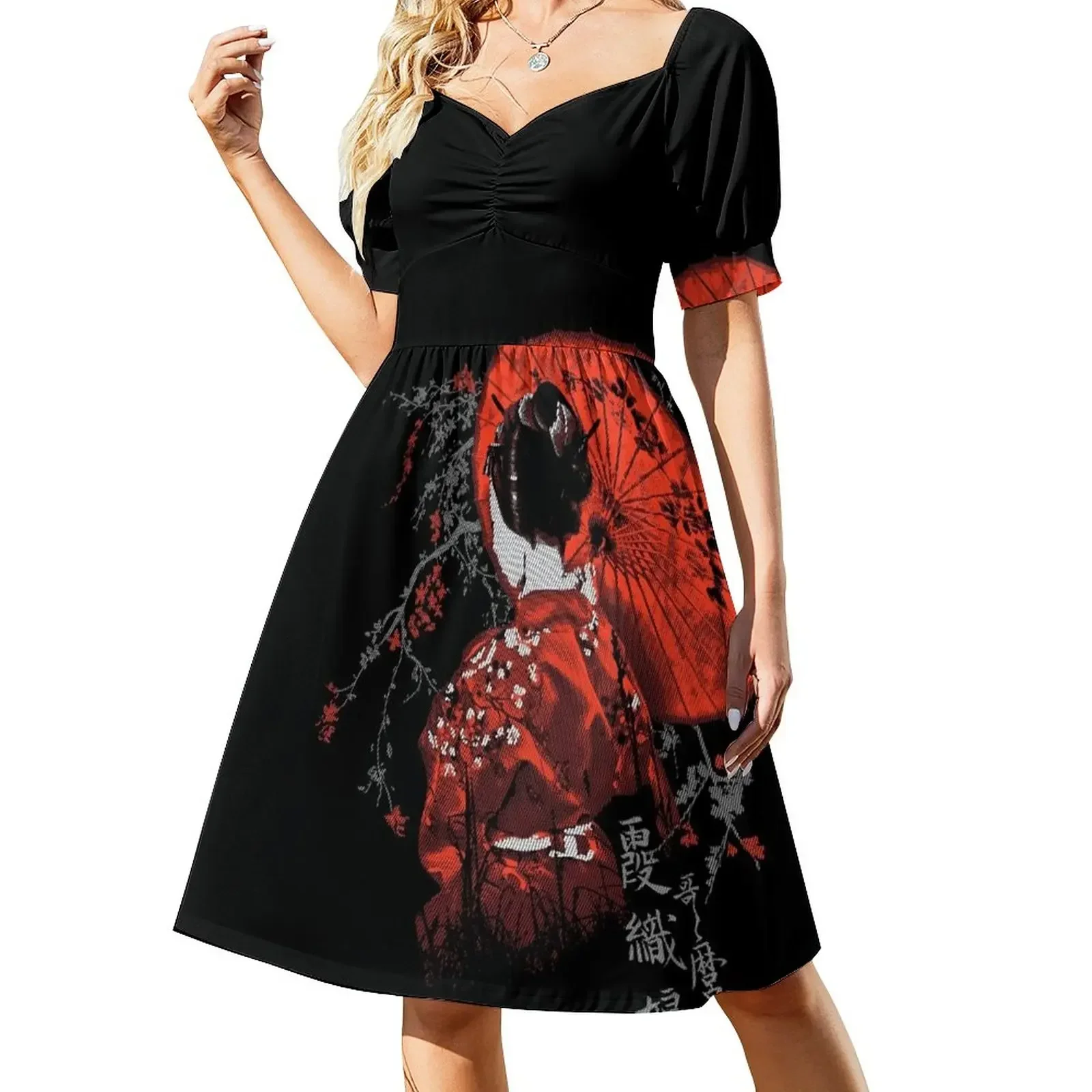 

THE GEISHA Short-Sleeved Dress elegant party dress for women 2025 summer women's suit Dress