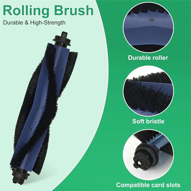 

LNHF для робота-пылесоса Eufy Omni C20, сменные аксессуары-основная щетка, боковая щетка, фильтр Hepa, ткань для швабры и мешок для пыли