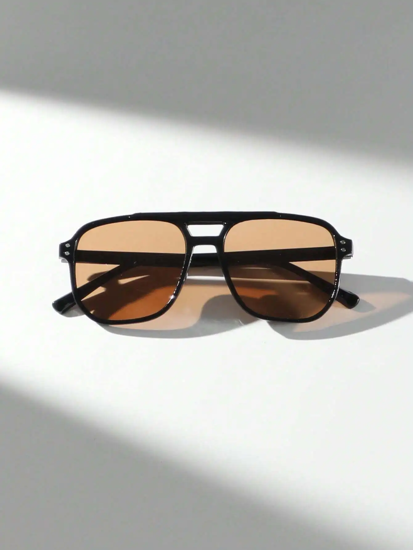 

5pcs Plastic Geometric Dual-Beam Full Rim Casual Retro Sunglasses For Women