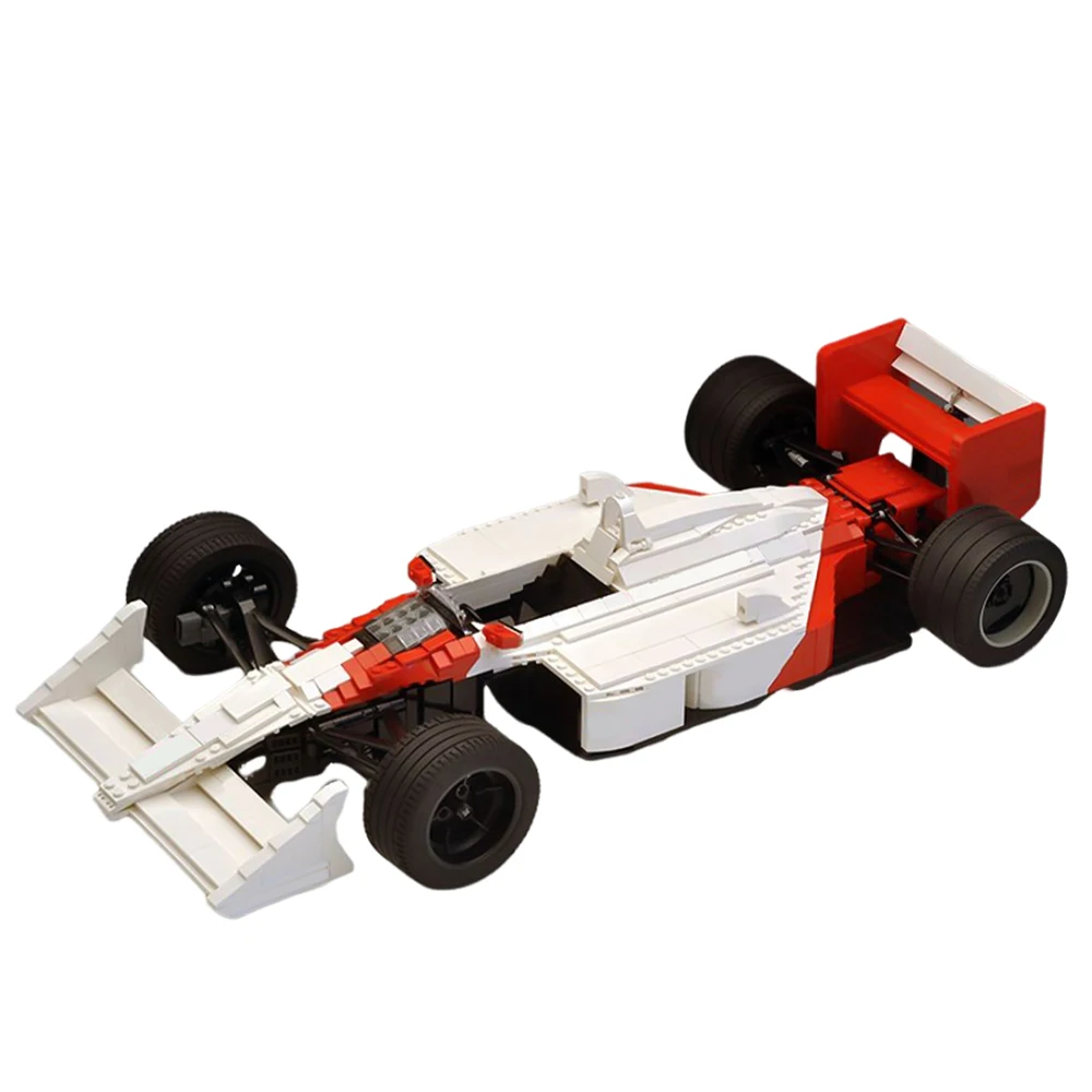 

Gobricks MOC Formula One Car MP4-4 F1 Super Racing Car Buiding Blocks 1:8 Scale F1 Race Car Model Bricks Toys Kids Toys Gift Set