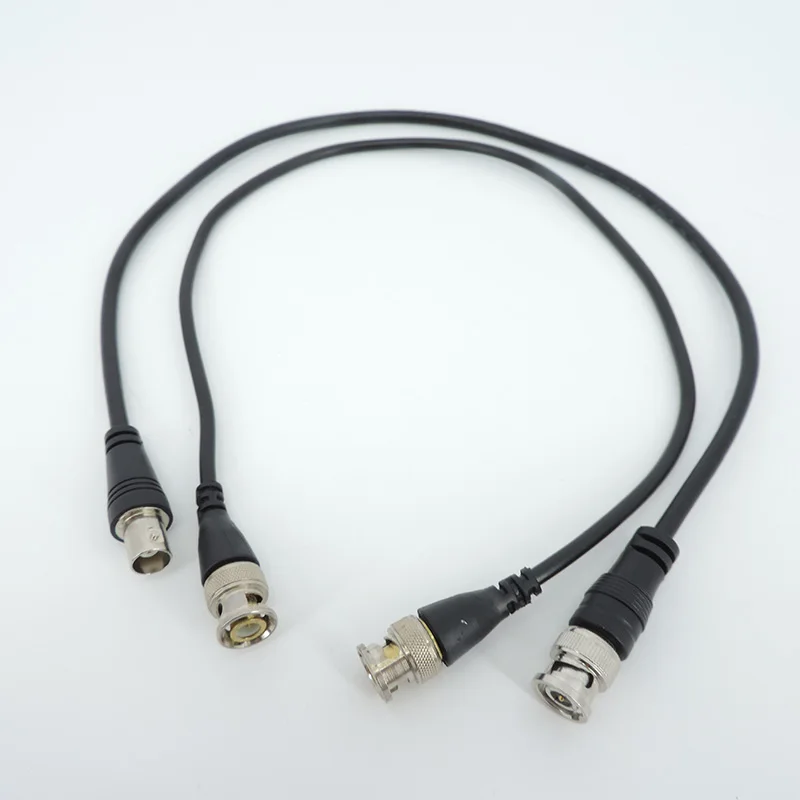 BNC Male Connector Cable BNC Male to Female Plug Adapter Pigtail Wire Line for CCTV Camera Accessories