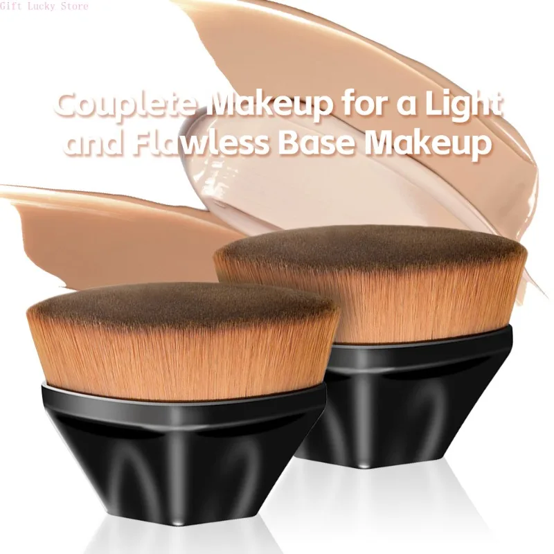 1PC Pennelli per fondotinta Trucco Cosmetici professionali coreani BB Cream Pennello per trucco in polvere Pennello per fondotinta magico con manico corto