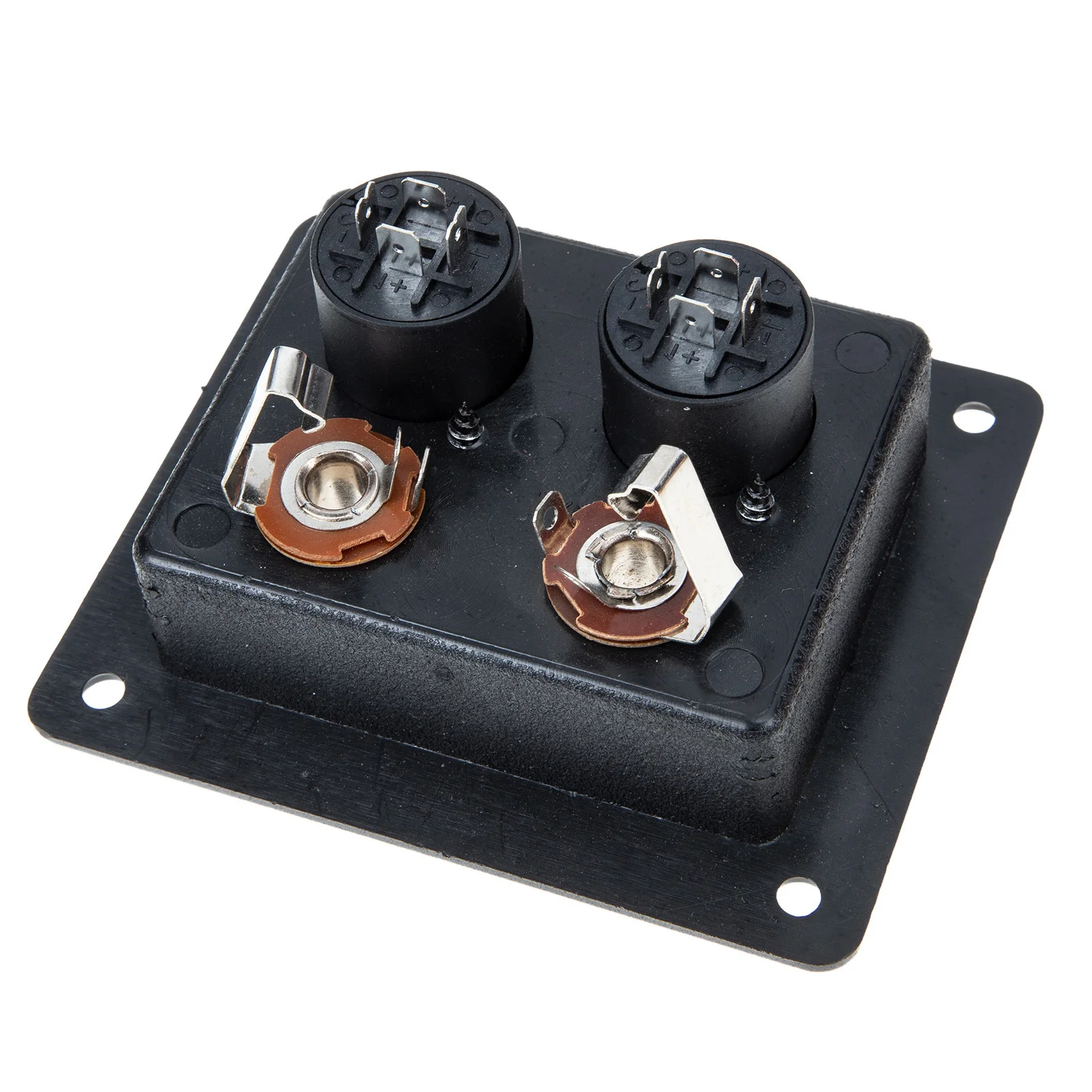 

Loudspeaker Wiring Board Black Plastic Connector Durable Replacement Part for Stage Use Sound Equipment Accessories