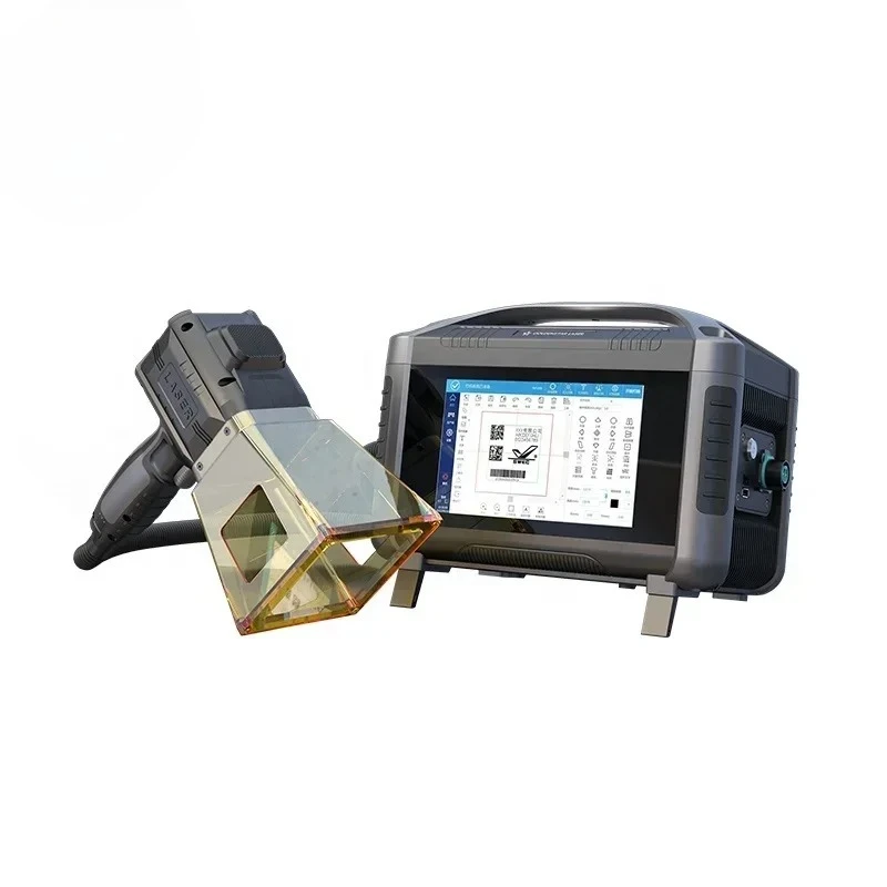 

30W Mini Fiber La ser Engraving Machine for Metal Easy-to-Operate with rechargeable Lithium Battery Supports