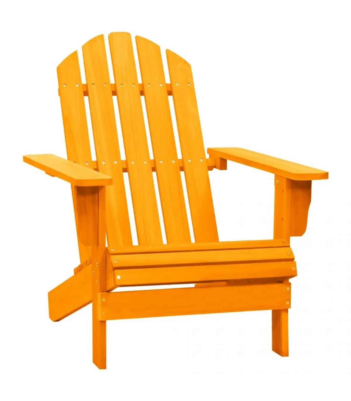 Garden chairs garden chair Adirondack solid wood orange fir