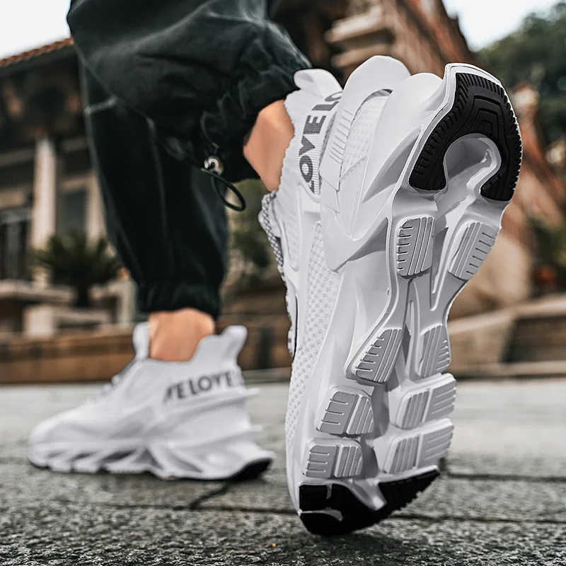 SENTA All-match Blade Sneakers Men Sock Jogging Sports Shoes Mesh Breathable Running Shoes Outdoor Walking Shoes Male Footwear