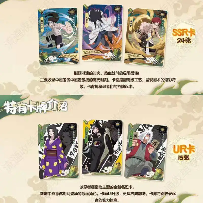 การ์ดแท้ KAYOU นารูโตะ - ชุดทหาร คลื่นที่ 8 การ์ดสะสม แพ็ค 2 หยวน ของขวัญของสะสมตัวละครอนิเมะ