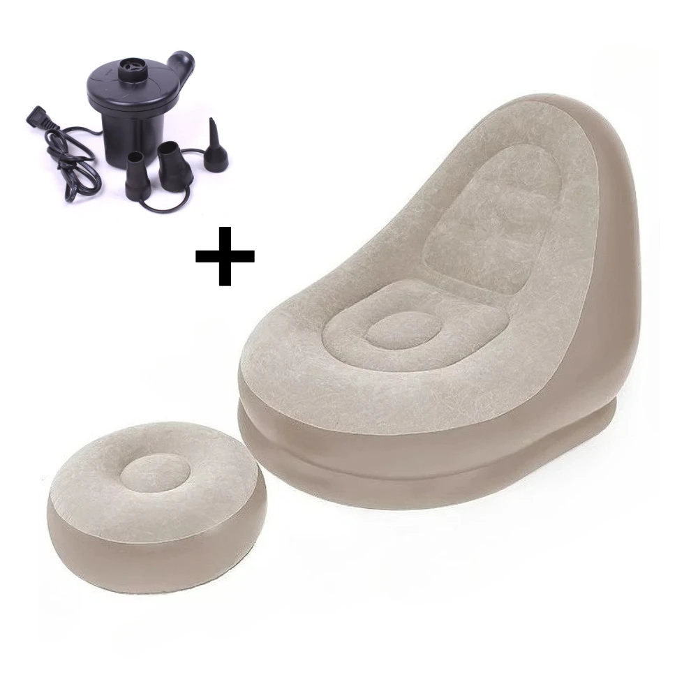 

Inflatable Sofa Outdoor Camping Lazy Sofa Portable Air Couch for Music Festival