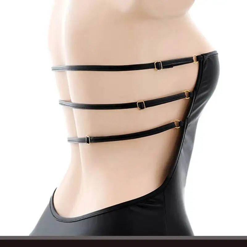 18歳以上向けセクシーホットランジェリー、性的活動用レザーポルノスカート、女性用下着、セックス製品、ラテックススーツ、ボディスーツ、パジャマ