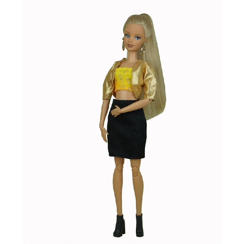 12 Zoll 30 cm Puppenkleidung, handgefertigt, lässiger Stil, Puppen-Outfit, geeignet für BJD-Puppen, modisches Kostüm-Set, Kawaii, Hauspuppe, DIY-Spielzeug – Detail 23