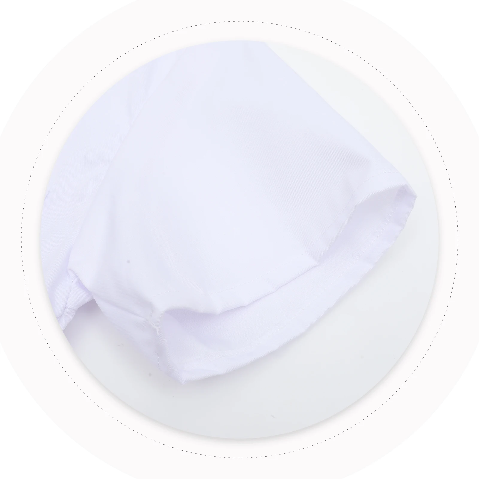 

White Short Sleeve Nurse Uniform for Women Made of Premium Polyester Suitable for Nursing Beauty Salon Staff L