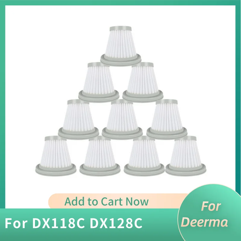 For Deerma Vacuum Cleaner Accessories DX118C DX128C Filter Element HEPA Filter Parts