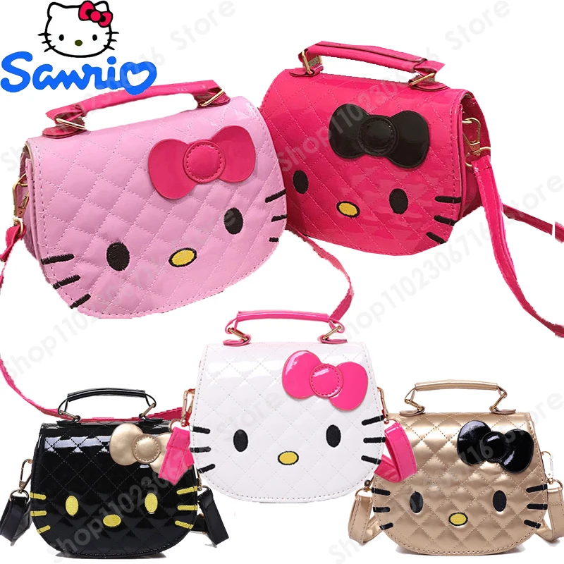 

Sanrio Hello Kitty Handbag for Girls Anime Kawaii Waterproof Fashion Children's Messenger Bag for Women Christmas Birthday Gift