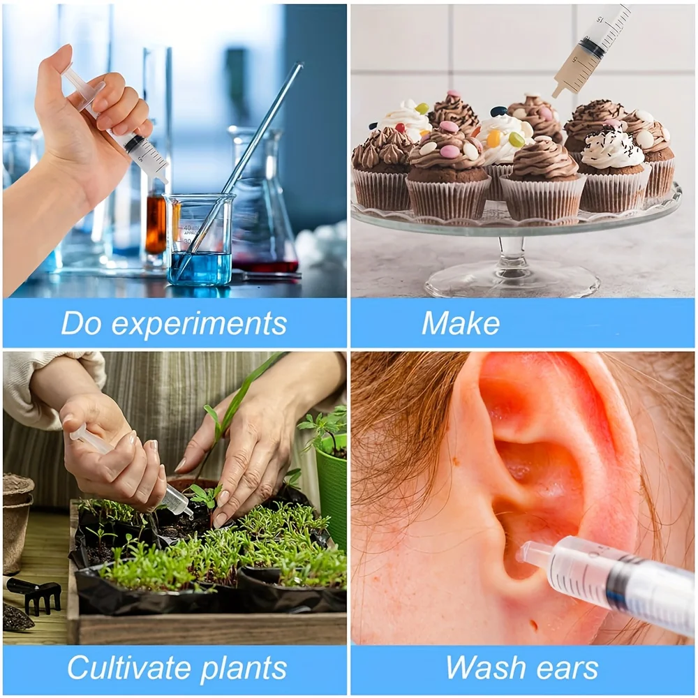 30 قطعة حقنة بلاستيكية قياس السائل للراتنج والحرف اليدوية ومختبر العلوم أو تغذية الحيوانات الأليفة أو الزيت أو الغراء 20 مللي