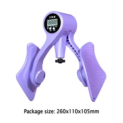 Digital Counter Hip Trainer Leg Trainers Pelvic Floor Muscle Strength Adjustable Leg Exerciser Inner Thigh Fitness Equipment