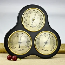 Wall Mounted Household Barometer Thermometer Hygrometer Weather Station Hanging No Battery Required Home Weath