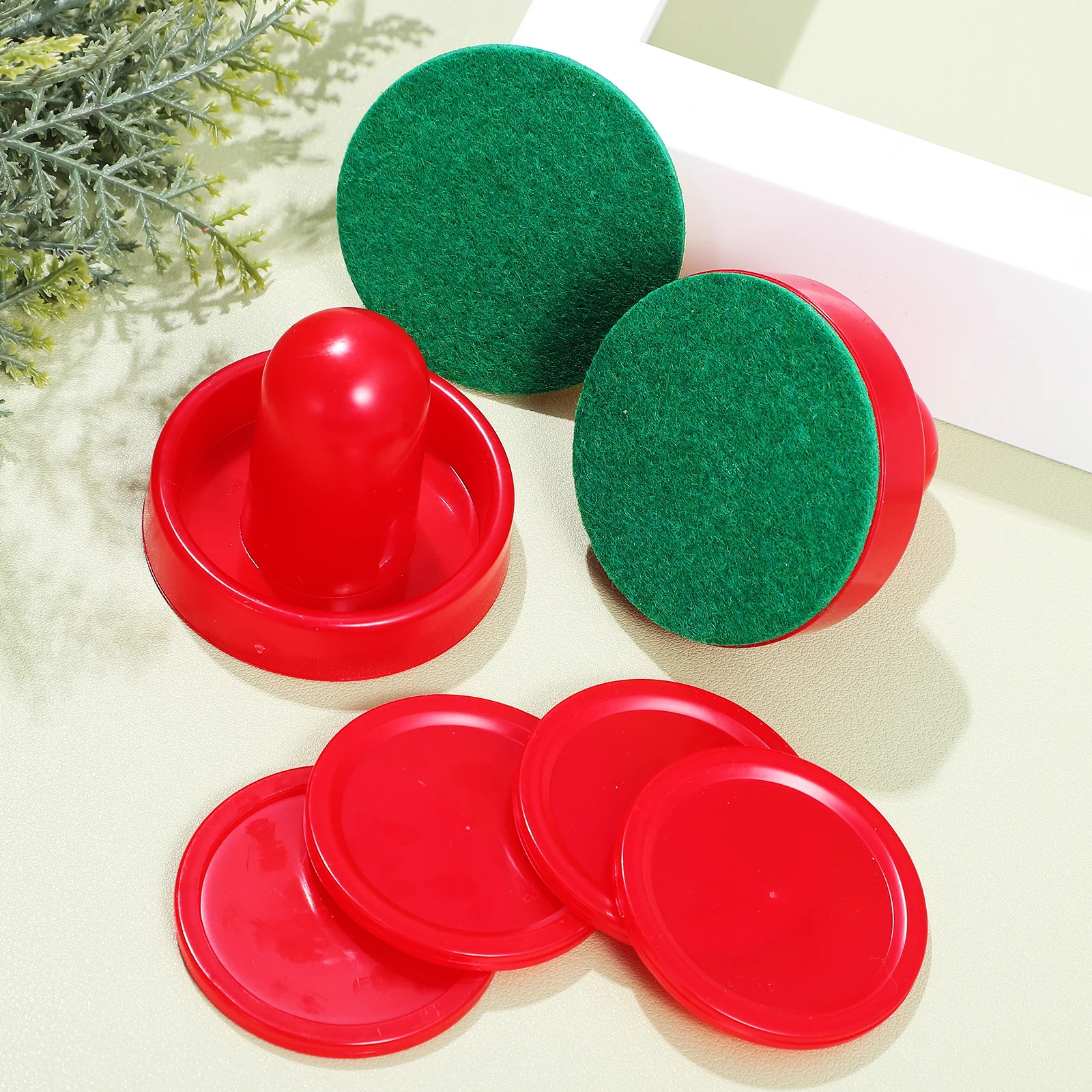 

Ice Pusher Sliders Sturdy Air Hockey And Pusher Air Hockey Slider Plastic Table Competitions Fun