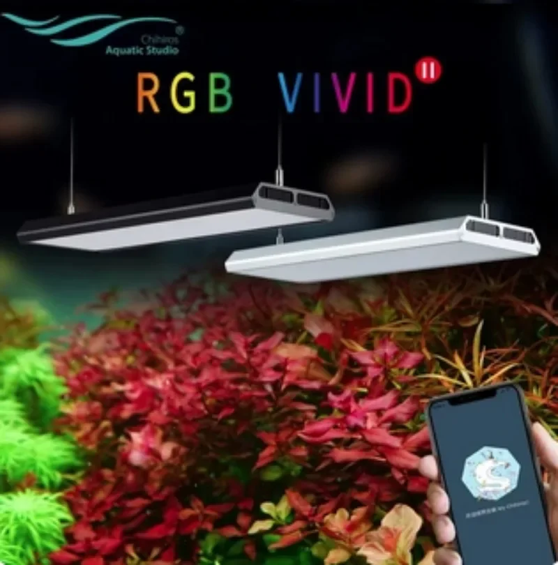 

Chihiros RGB VIVID II 10th Edition LED Light Water Plant Growing LED Light Aquatic Aquarium Fish Tank Lamp for 60-90cm Tank