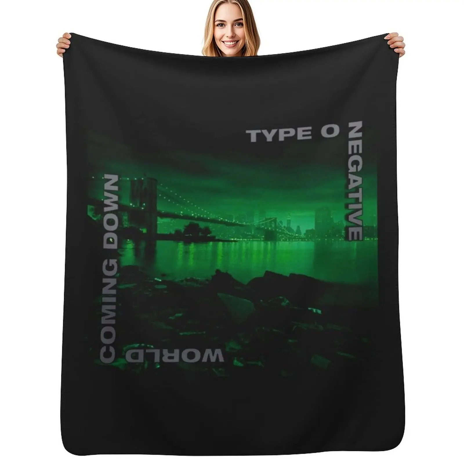 

Type O Negative Art Throw Blanket Winter beds Summer Thermal Decorative Beds Blankets