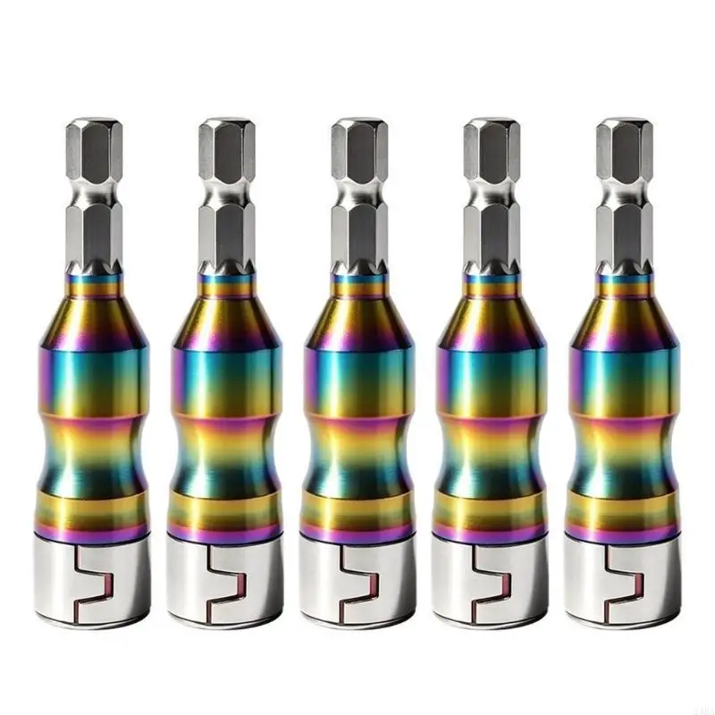 1/3/5Pcs 60Mm 1/4Inch Steel Hexagonal Drill Bit With Ball Lock For Electric Drill Power Tool Accessories