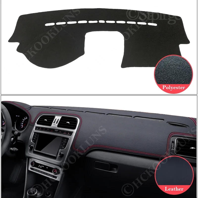 PU Leather for Volkswagen VW POLO MK4 2002 ~ 2008 9N 9N3 Anti-Slip Mat Dashboard Cover Pad SunShade Dashmat Carpet Accessories