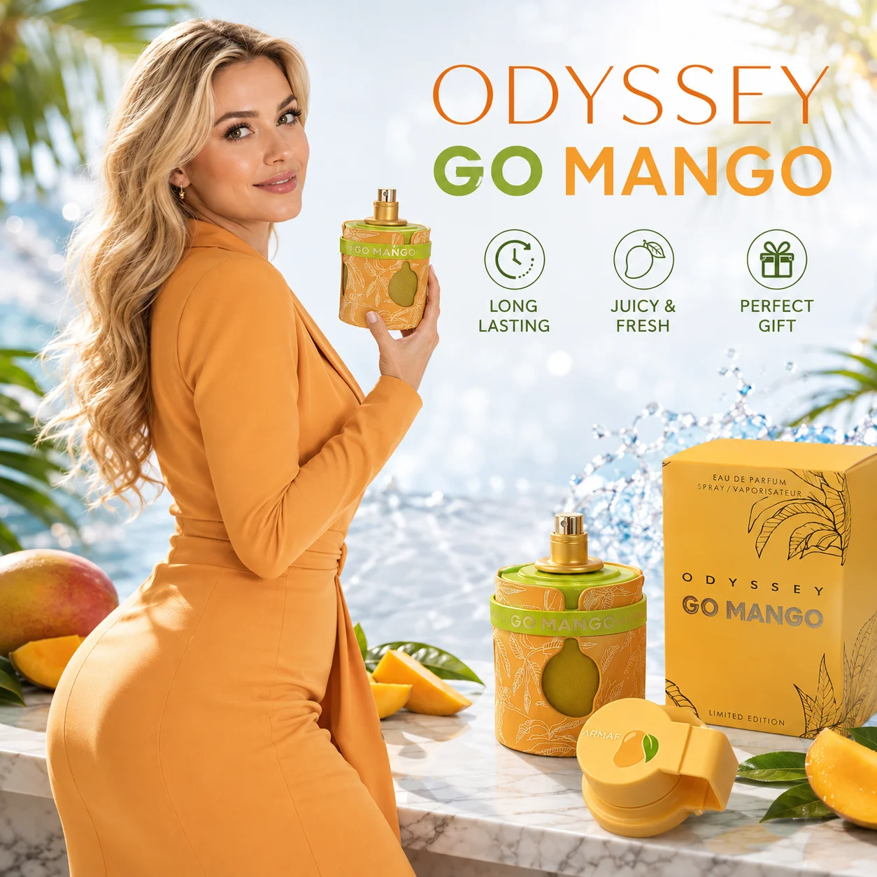 Perfume Juicy Fragrance - Odyssey Go Mango Parfum 100ml Langdurige
