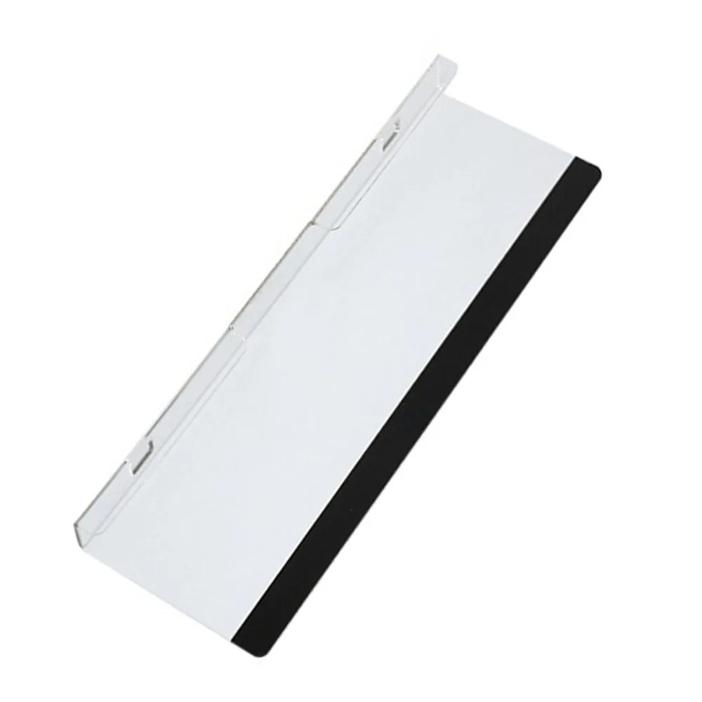 2Pcs With Charging Hole Monitors Bottom Memo Board Acrylic Transparent Monitor Memo Board Bottom Mount 26 X 2.3 X 8.2cm