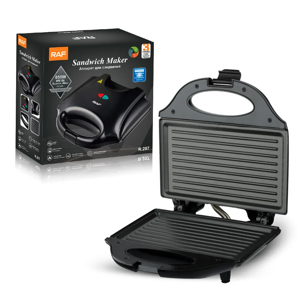 Pembuat Wafel Sandwich Listrik Peralatan Dapur Multifungsi Mesin Wafel Sarapan Wajan Besi Anti Lengket