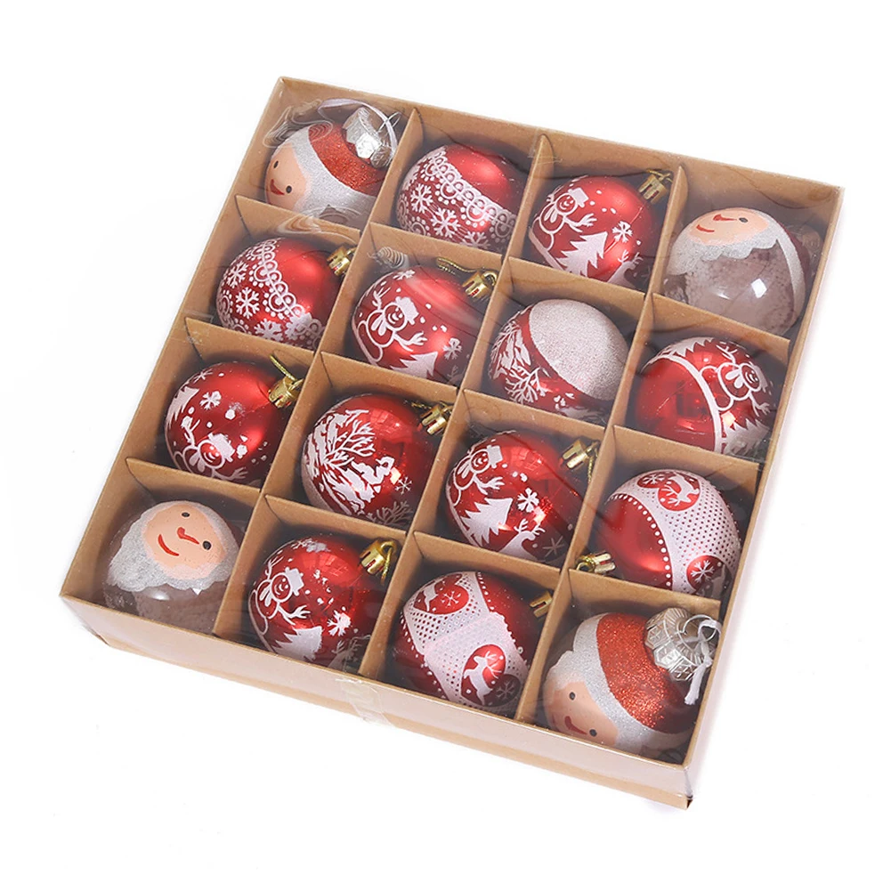 Christmas Present Anniversaries Decorative Christmas Balls Christmas Tree Decorations 6cm Diameter Easy To Hang Decorations