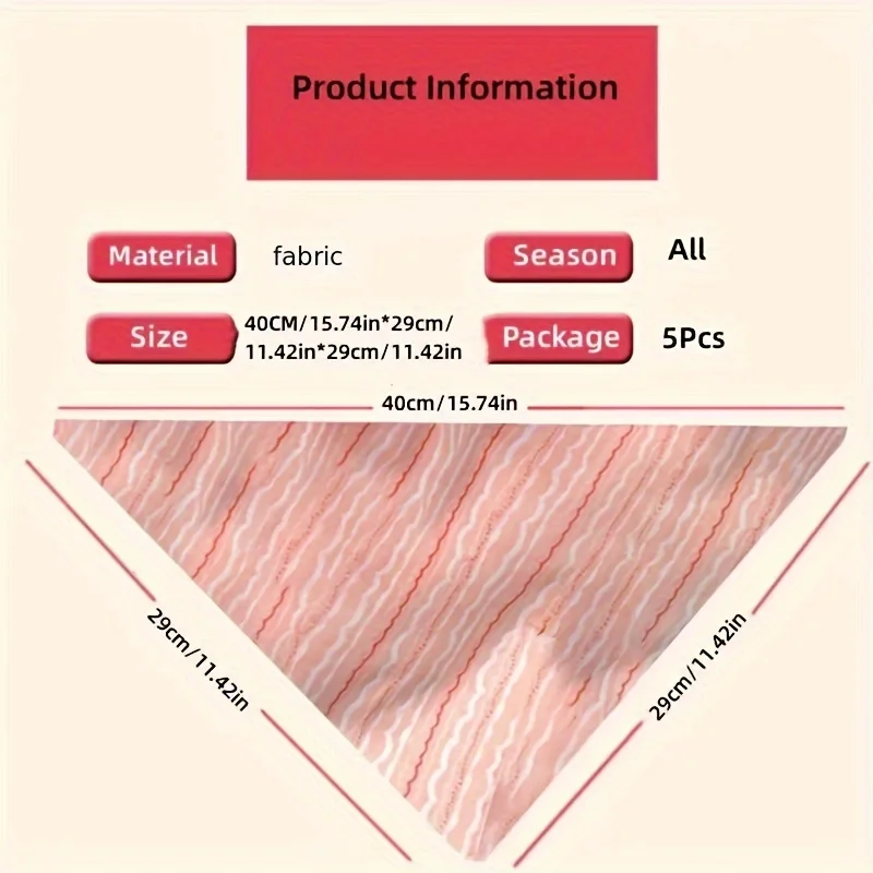 Set 5 potong oto anak katun lembut, kain rajutan penyerap dua lapis tidak tahan air