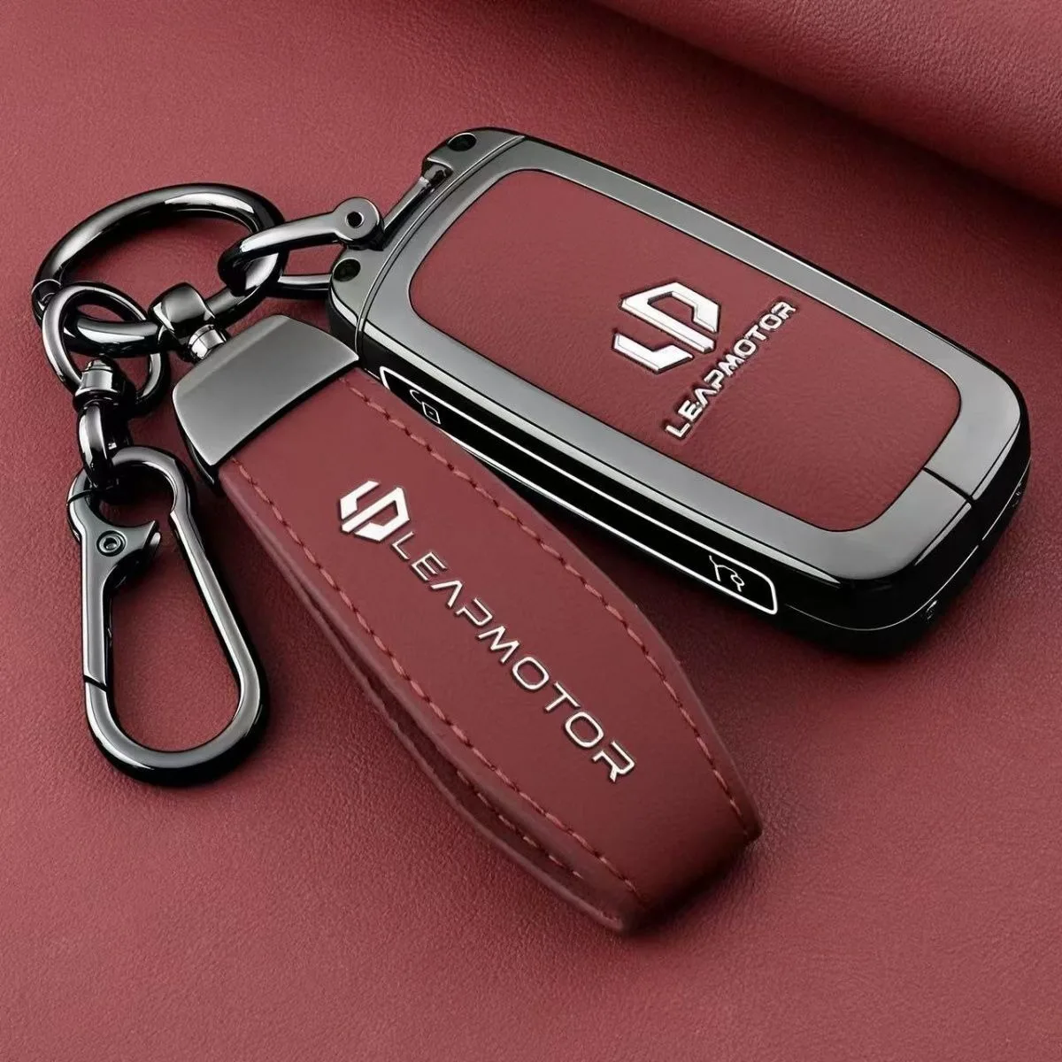 

Car Key Case for Leapmotor D19 2026 Accessories Keychain Remote Protection Cover Bag Shell Ring Holder Fob