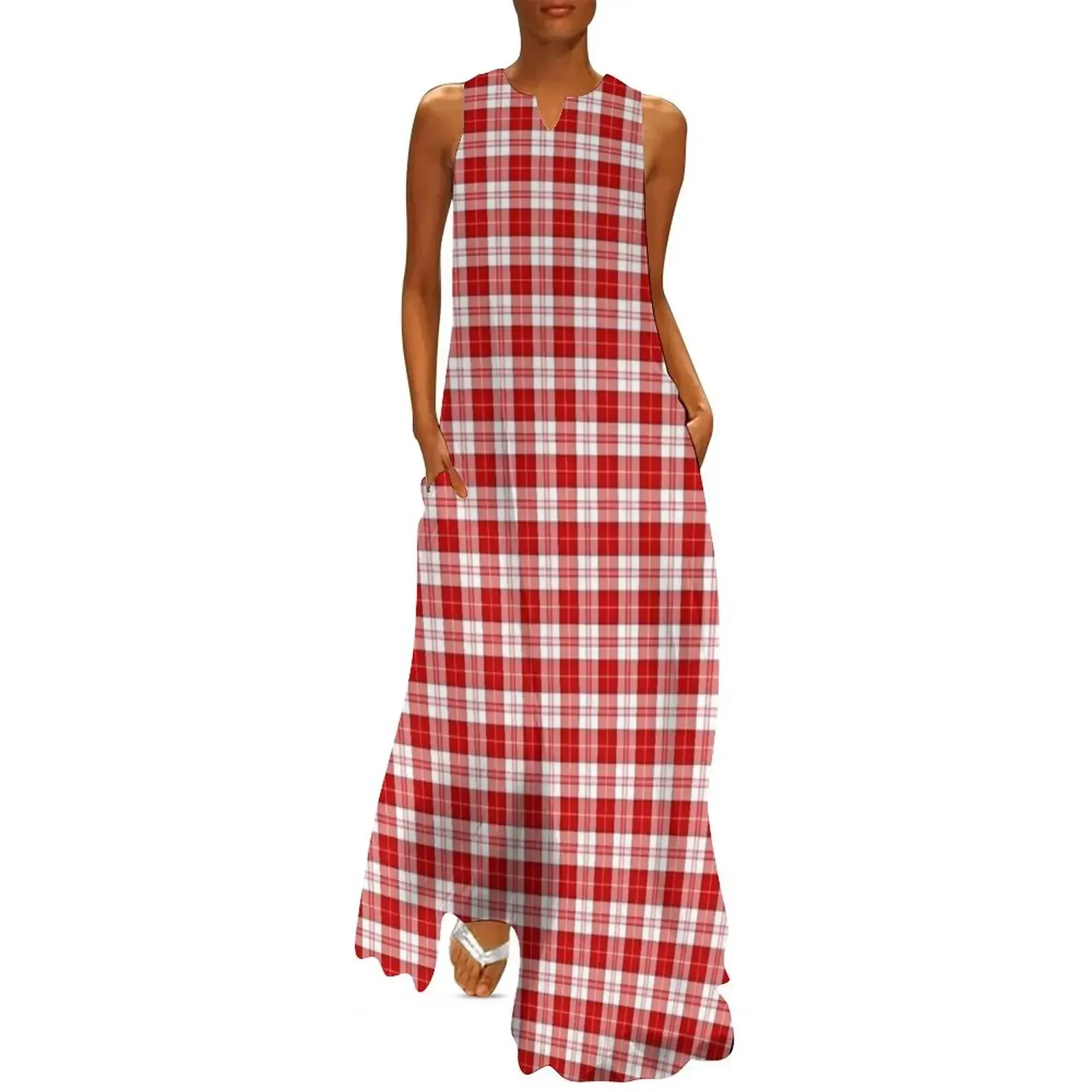 

Menzies Tartan Long Dress beach dress womens dress Cocktail of dresses for women summer