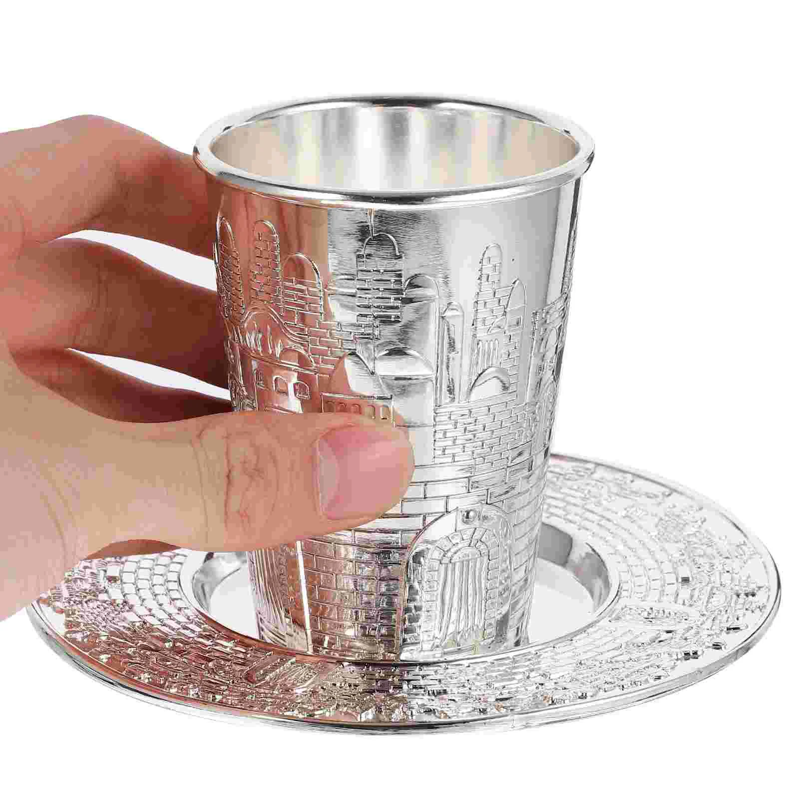 Prayer Cup Set Drinking Glasses Holiday Gift Holy Passover Shabbat Option European Style