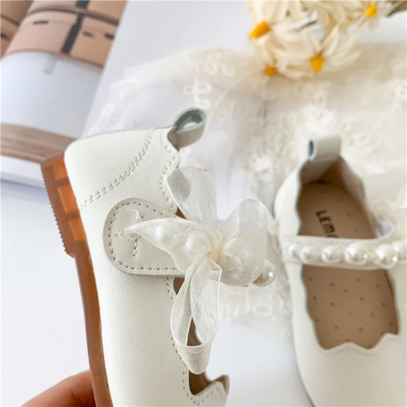 Spring Autumn Children Girls Shoes New Non-Slip Fashion Children Princess Shoes Foreign Style First Walkers