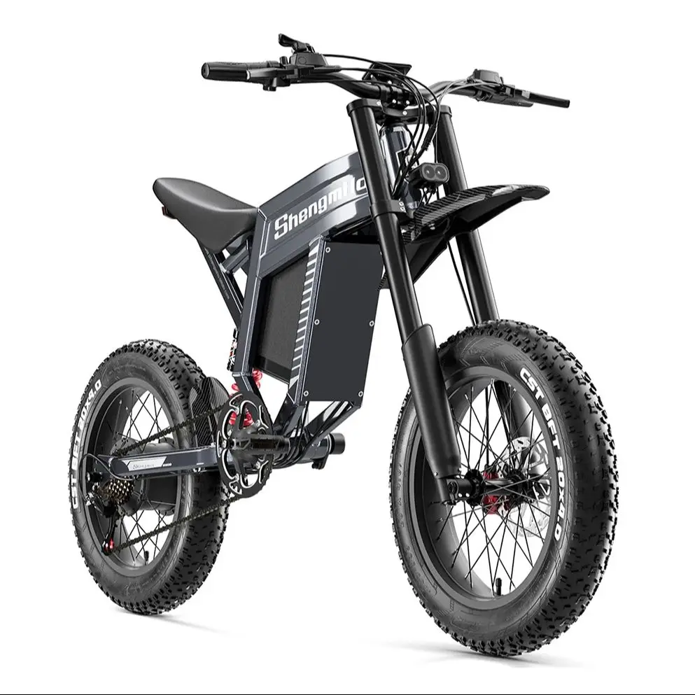 AliExpress Shengmilo S900 Adult 1500W E-bike Men's E-Mountain ebike , 60V30AH Battery electric bicycle,20" Fat Tire Electric Bike