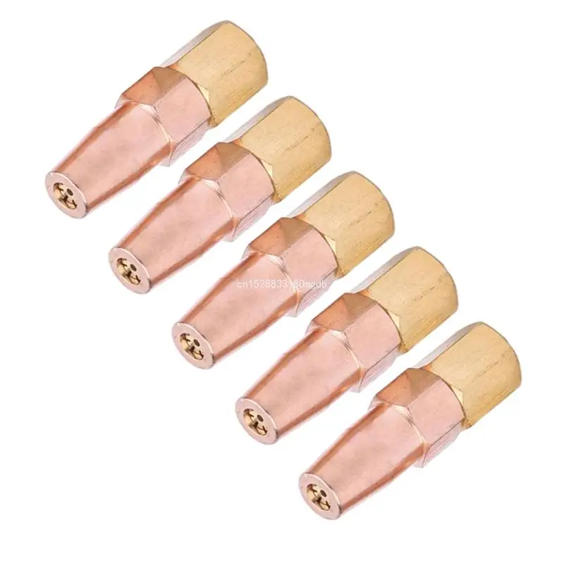 5Pcs Propane Gas Welding Nozzle H01-6 OxygenGas Contact Tips Holder for Priming Applications Thermal Metal Expansion Dropship