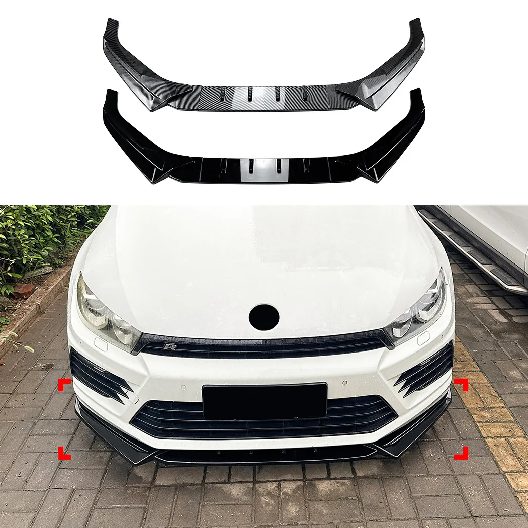 

Для Volkswagen Scirocco MK3.5 R 2015+ Передний бампер, передний сплиттер, спойлер, тюнинг для трансграничной торговли